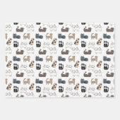 Kat inpakpapier, Kitten cadeaupapier, Dierenpapier Inpakpapier Vel (Voorkant 2)