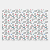 Kat inpakpapier, Kitten cadeaupapier, Dierenpapier Inpakpapier Vel (Voorkant)