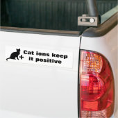 Kat-ionen Bumpersticker (Op Truck)
