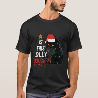 Kat is deze vrolijke genoeg kerst grappige kerst t-shirt