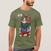 Kat jongen, Louis Wain T-shirt (Voorkant)