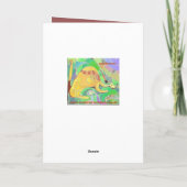 Kat Kaart 2 leuke foto/tekst plus abstracte achter (Achterkant)