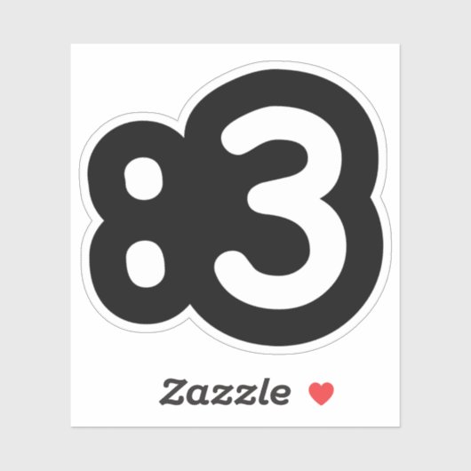 Kat kant Emoticon: 3 Sticker (Vel)