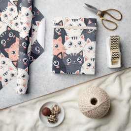 Kat Kat Kaleidoscope Cadeaupapier