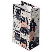 Kat Kat Kaleidoscope Klein Cadeauzakje (Achterkant Gekanteld)