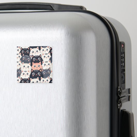 Kat Kat Kaleidoscope Magneet (Insitu (bagage))