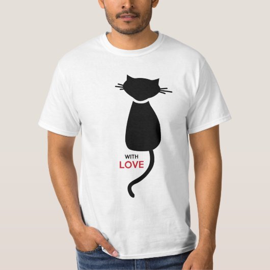 Kat Kat Paar Mannen T-Shirt (Voorkant)