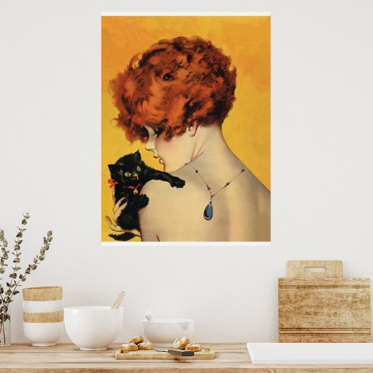 kat kat poster (Keuken)