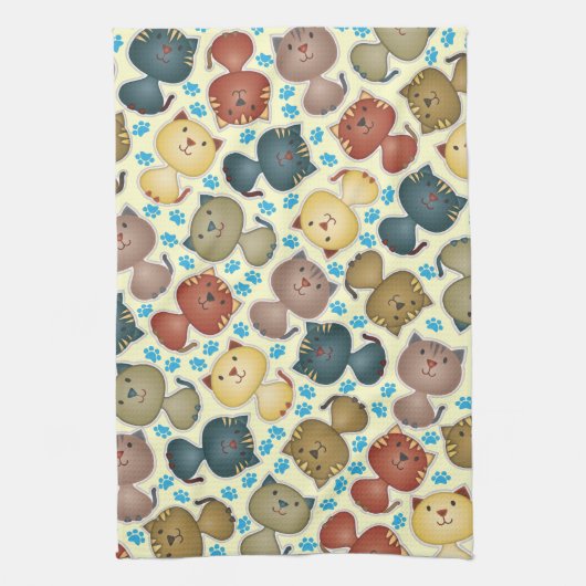 Kat Kats Kitchen Towel Theedoek (Verticaal)