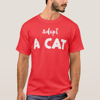 Kat-katten aannemen t-shirt