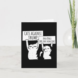 Kat Katten en Honden Tegen Trump Kaart