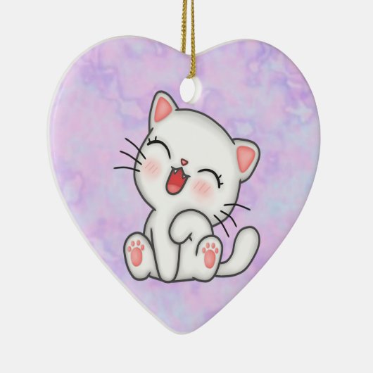 Kat Keramisch Ornament (Rechts)