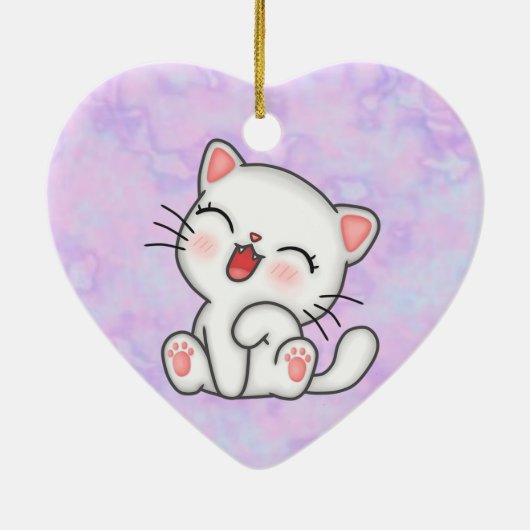 Kat Keramisch Ornament (Achterkant)