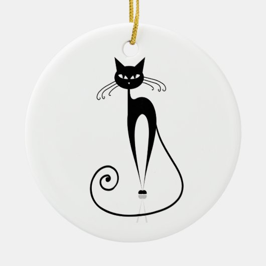 KAT KERAMISCH ORNAMENT (Voorkant)