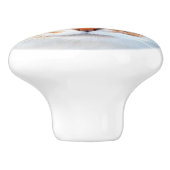 Kat Keramische Knop (Zijkant)