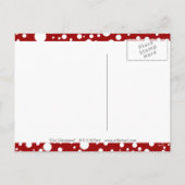 Kat kerst feestdagenkaart (Achterkant)