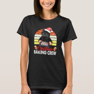 Kat Kerst Koek Bakken Creew Xmas T-shirt