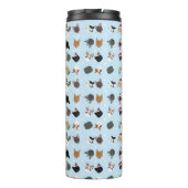 Kat Kerst Patroon Thermosbeker (Achterkant)