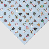 Kat Kerst Patroon Tissuepapier (Detail)