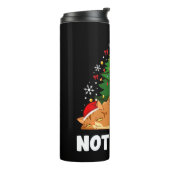 Kat kerst thermosbeker (Gedraaid links)