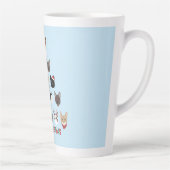 Kat kerstboom latte mok (Rechts)