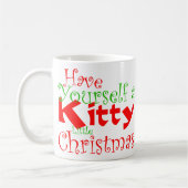 Kat kerstfeestdag Mok (Links)