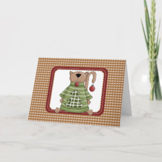 Kat-kerstkaartjes Feestdagen Kaart
