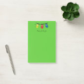 Kat-kerstlampjes Funny Meowy en Bright Post-it® Notes (Kantoor)