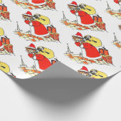  kat kerstman, Louis Wain Cadeaupapier (Hoek)