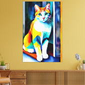 Kat/Kitten Canvas Print (Insitu (Woonkamer))