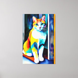 Kat/Kitten Canvas Print