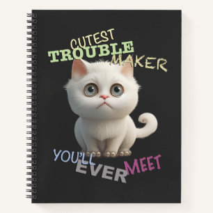 Kat Kitten Cuttest Trouble Maker Leuke Schattige P Notitieboek