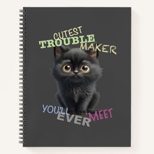 Kat Kitten Cuttest Trouble Maker Leuke Schattige P Notitieboek