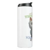 Kat Kitten Cuttest Trouble Maker Leuke Schattige P Thermosbeker (Gedraaid links)