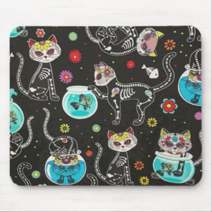Kat Kitten face Maskers dieren mam kat Muismat