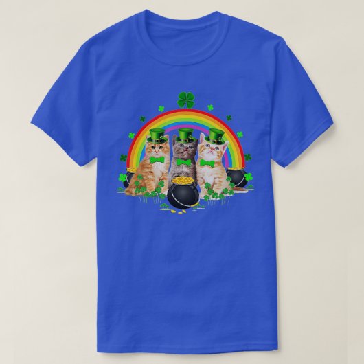 Kat Kitten Lover Irish Cat St Patricks Day T-shirt (Design voorkant)