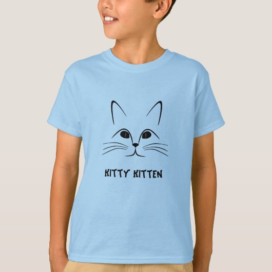 kat kitten t-shirt (Voorkant)