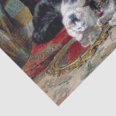 Kat & Kittens · Henriette Ronner-Knip (1821-1909) Tissuepapier (Detail)