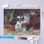 Kat & Kittens · Henriette Ronner-Knip (1821-1909) Tissuepapier (Craft)
