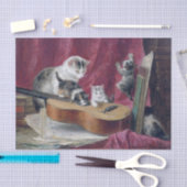 Kat & Kittens · Henriette Ronner-Knip (1821-1909) Tissuepapier (Craft)