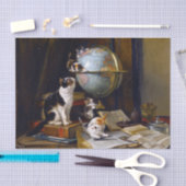 Kat & Kittens · Henriette Ronner-Knip (1821-1909) Tissuepapier (Craft)