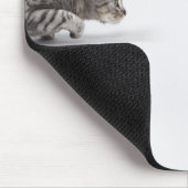 Kat klaar om te springen muismat (Hoek)