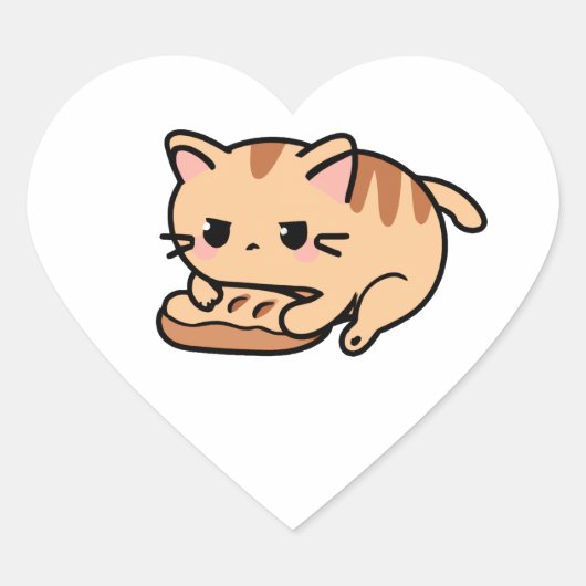 Kat kneden brood sticker (Voorkant)