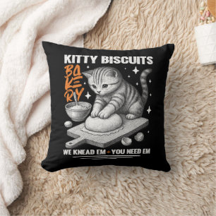 Kat Kneedt Bakker Kitty Biscuits We Kneed Em Jij Kussen