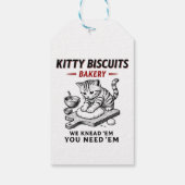 Kat koekjes bakkerij cadeaulabel (Achterkant)
