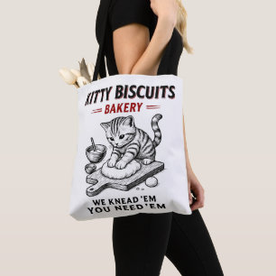 Kat koekjes bakkerij draagtas