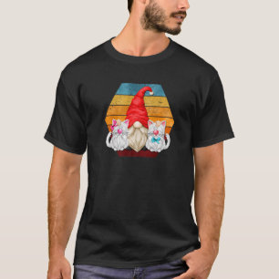 kat-koepel voor kat-pap en retro-Mannen T-shirt