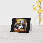 Kat Koken Spaghetti Kaart (Gele Bloem)