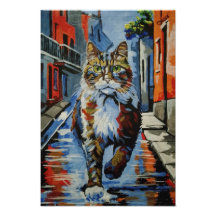 Kat, Kotofey, straat, stad, dier