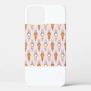 Kat kras naadloos patroon iPhone 12 hoesje